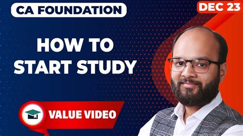 how to start studying for ca foundation