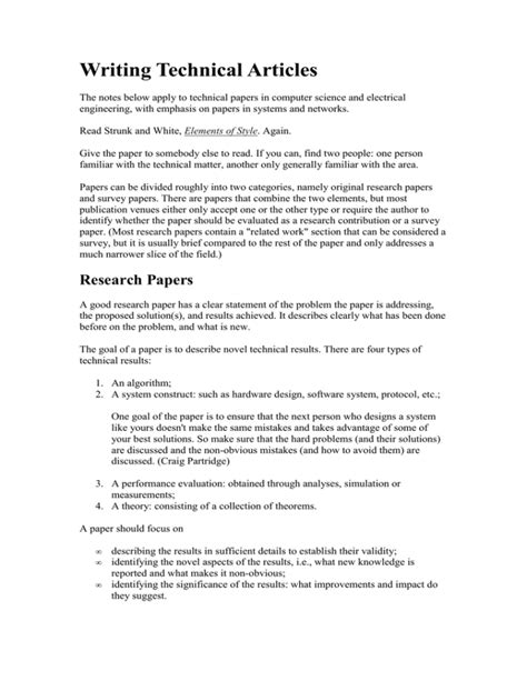 how to start writing technical articles