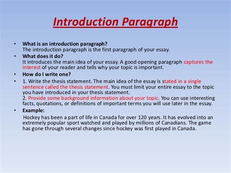 how to start your intro paragraph