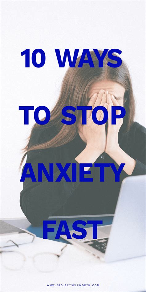 how to stop anxiety fast reddit
