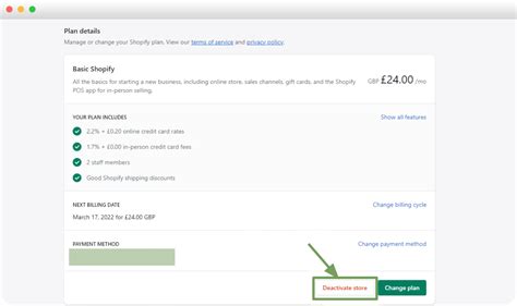 how to stop app subscription on shopify
