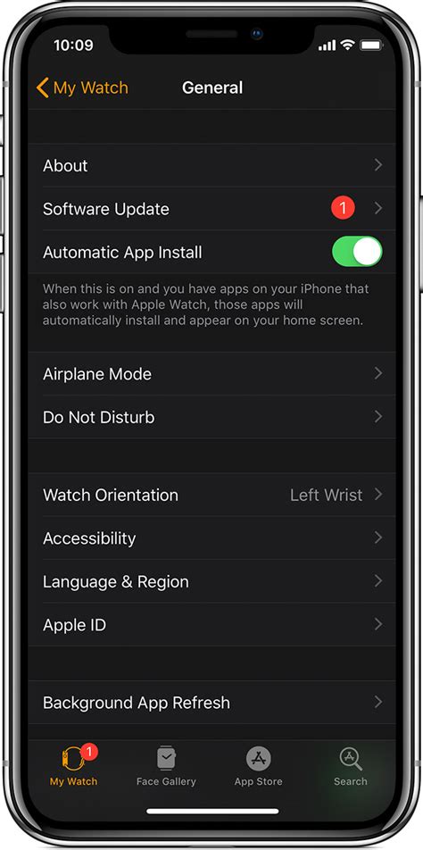 how to stop apple watch update notifications on iphone