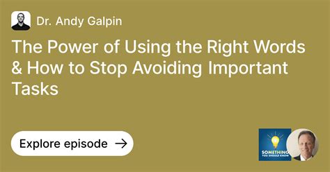 how to stop avoiding important tasks