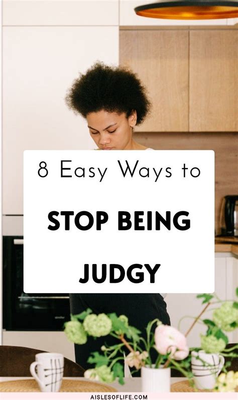 how to stop being self judgemental