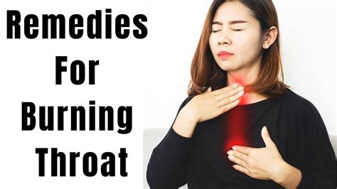 how to stop burning in chest and throat