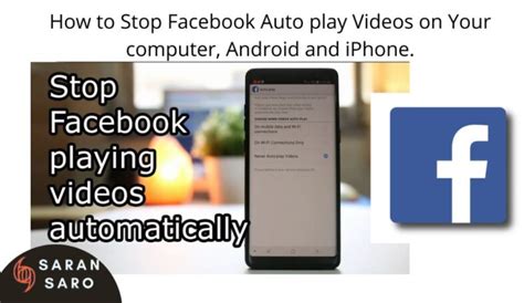how to stop facebook auto play