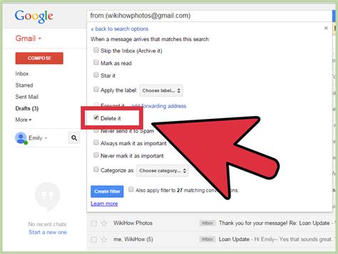 how to stop facebook message in gmail account