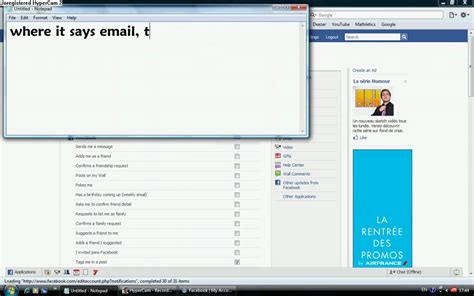 how to stop facebook messages from email
