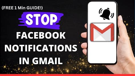 how to stop facebook notifications going to gmail