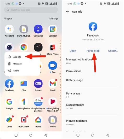 how to stop facebook notifications on my android phone