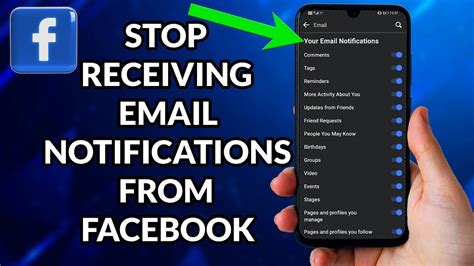 how to stop facebook notifications on my gmail