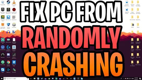 how to stop game crashing on pc