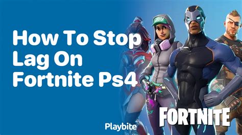 how to stop lag on ps4