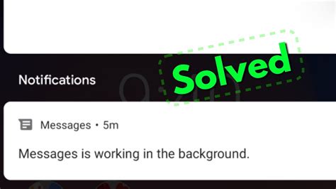 how to stop messages working in the background