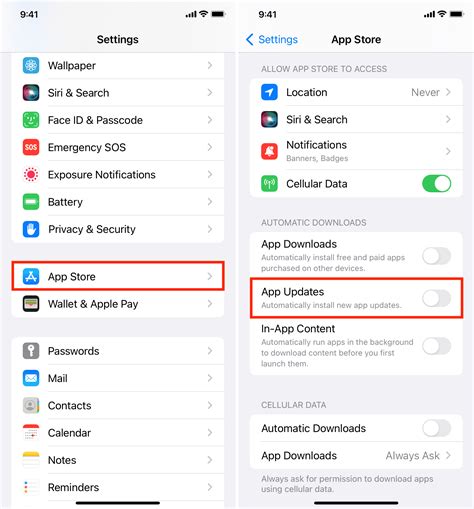 how to stop my apps from automatically updating on iphone