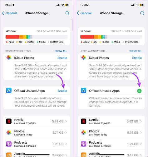 how to stop my iphone from offloading unused apps