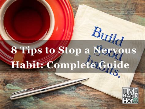 how to stop nervous habits in adults