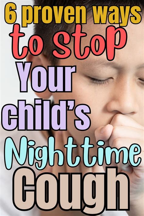 how to stop nighttime coughing child
