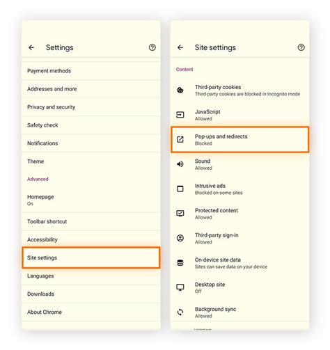 how to stop pop ups app on android