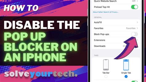 how to stop pop ups on iphone apps