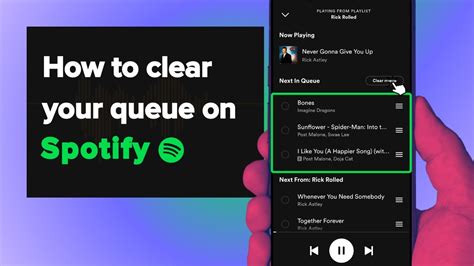 how to stop queue on spotify