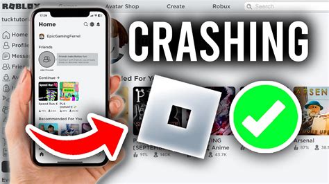 how to stop roblox from crashing ios