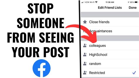 how to stop seeing random posts on facebook