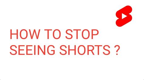 how to stop seeing shorts on youtube app