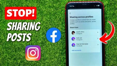 how to stop sharing post on facebook from instagram