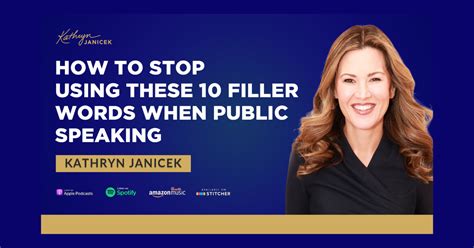 how to stop speaking with filler words