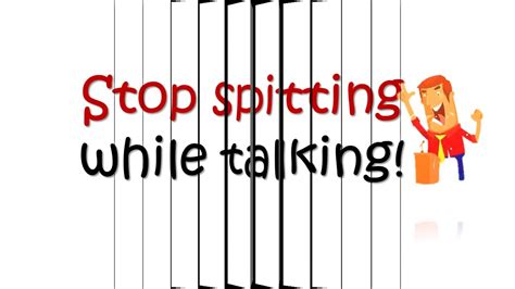 how to stop spitting when talking anxiety