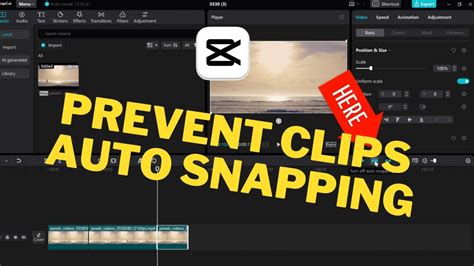 how to stop split in capcut