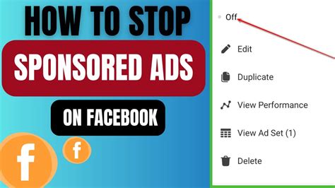 how to stop sponsored ads on facebook