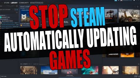 how to stop steam from updating