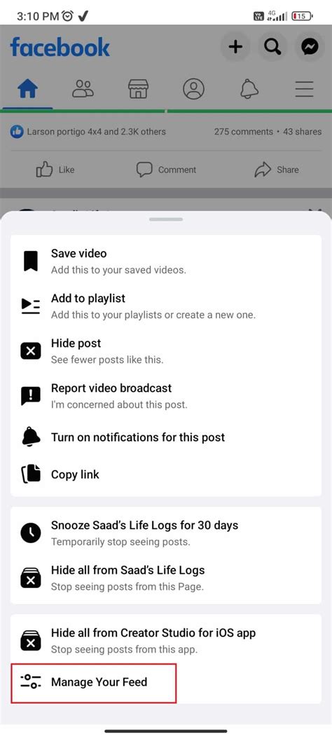 how to stop suggested posts on facebook feed
