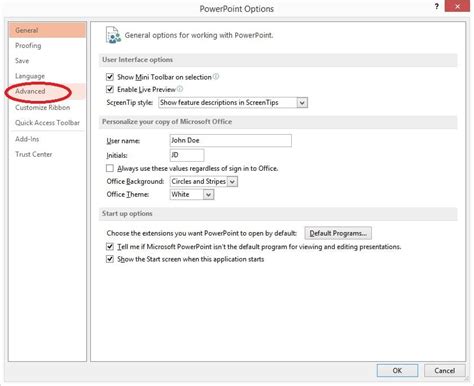 how to stop the slide show in powerpoint