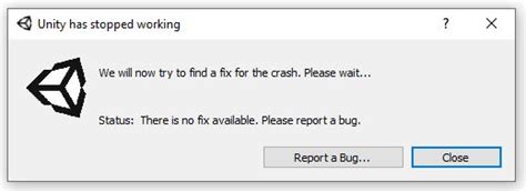 how to stop unity games from crashing