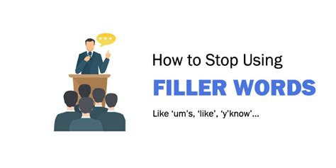 how to stop using like as a filler word