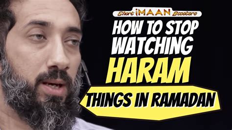 how to stop watching haram stuff