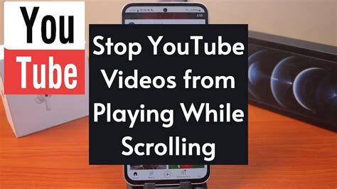 how to stop youtube videos from playing while scrolling