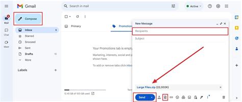 how to store file in gmail