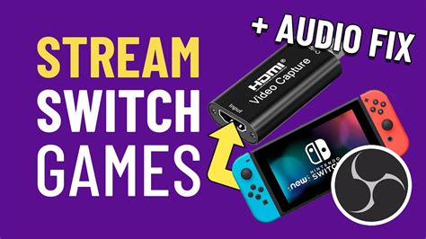 how to stream nintendo switch with capture card