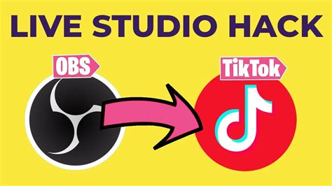 how to stream on tiktok using obs studio