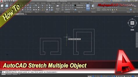 how to stretch command line in autocad