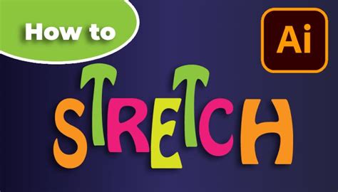 how to stretch image in illustrator