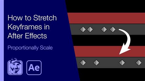 how to stretch multiple keyframes in after effects