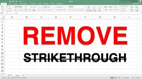 how to strike off in excel mac