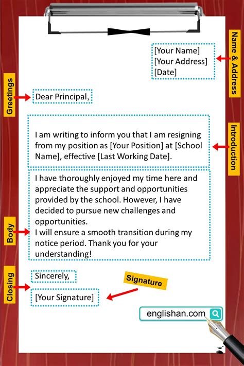 how to structure a letter in english