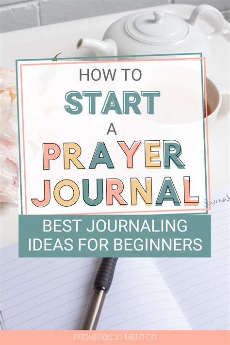 how to structure a prayer journal