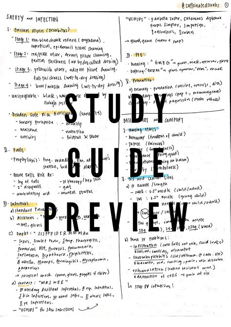 how to study guide pdf